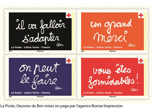 Timbres Croix-Rouge 2021 : "Un grand merci"