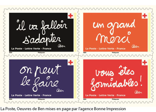 Timbres Croix-Rouge 2021 : "Un grand merci"