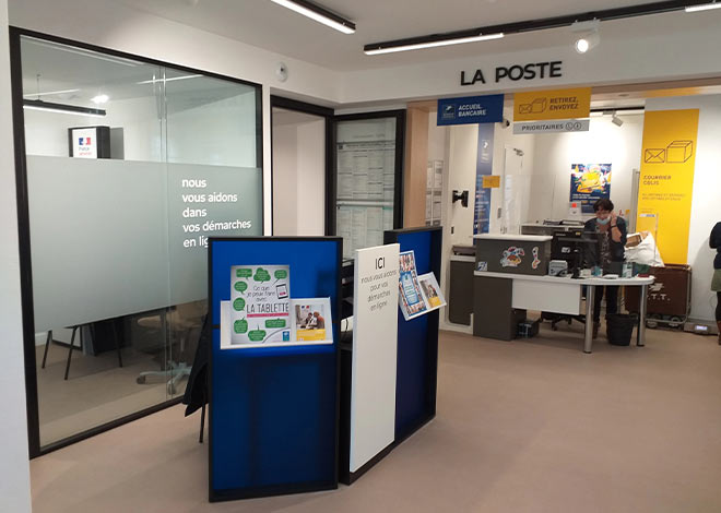 Le bureau de poste de Pleine-Fougères