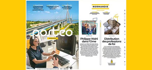 Couverture du numéro 61 de Postéo, région Normandie