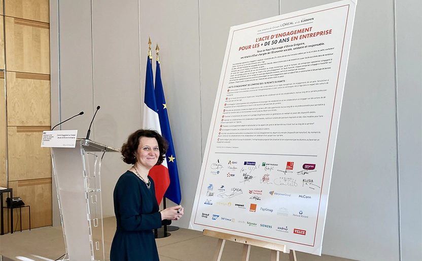 Florence Wiener, directrice de la stratégie sociale et de la qualité de vie au travail du groupe La Poste