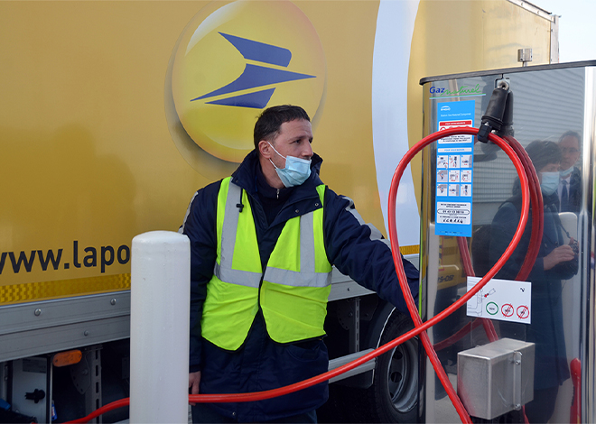 Pour construire sa première station GNV, Viapost a fait appel à ENGIE Solutions avec son offre GNVERT