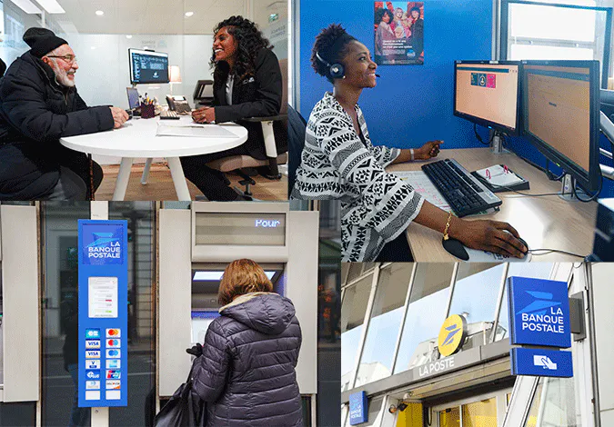mosaique des activités bancaires la banque postale