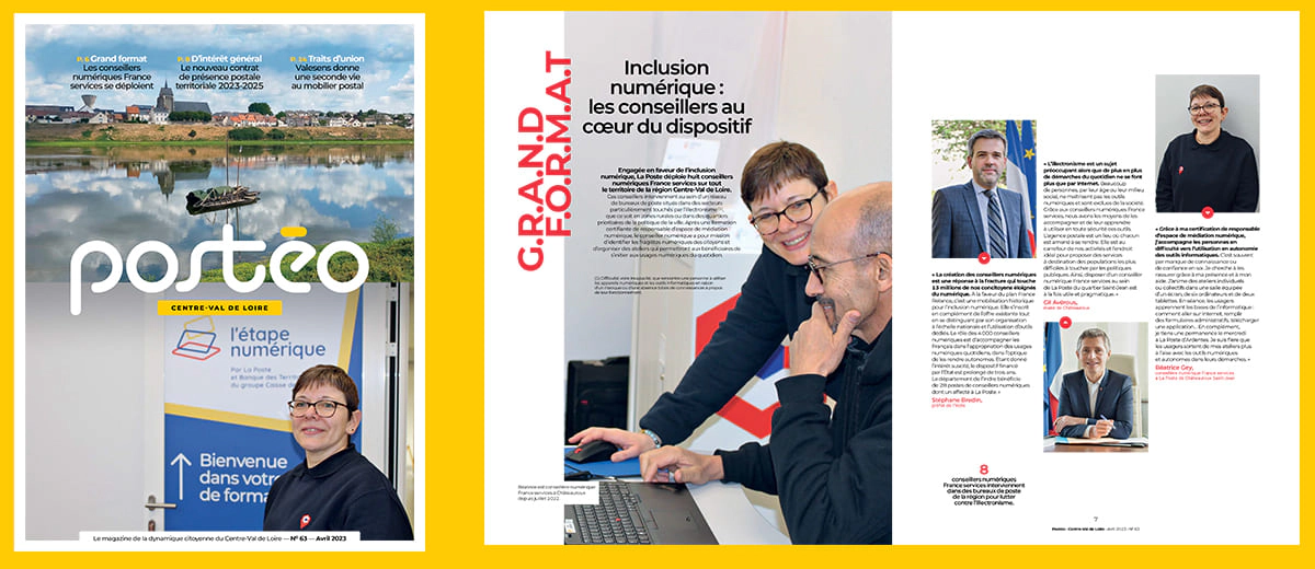 Visuel de la couverture de Postéo #63, région Centre-Val de Loire