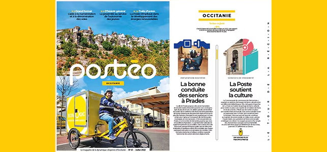 Couverture du numéro 61 de Postéo, région Occitanie