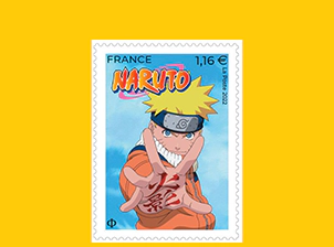 La Poste émet un timbre dans la série jeunesse à l’effigie de Naruto pour célébrer les 20 ans de la série animée et de l’arrivée du manga en France