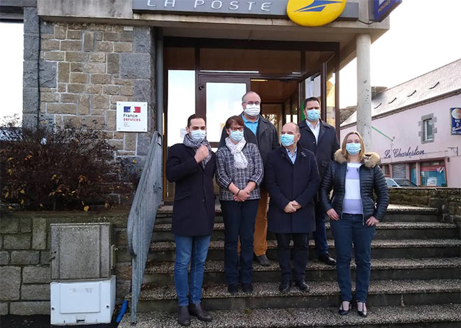 Le bureau de poste de Ploeuc-l'Hermitage