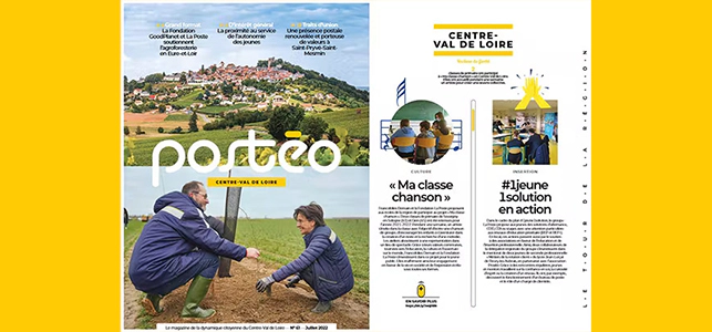 Couverture du numéro 61 de Postéo, région Centre-Val de Loire