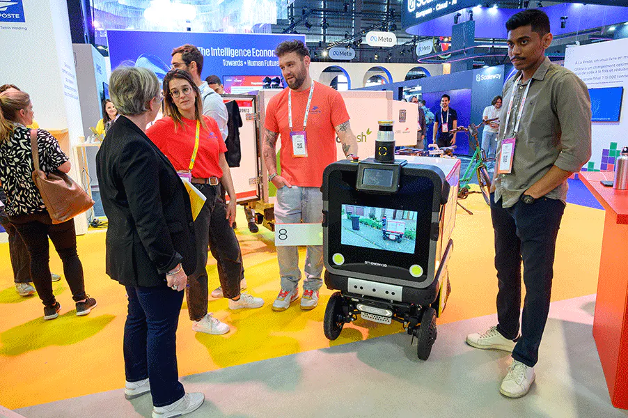le robot autonome à casiers multiples