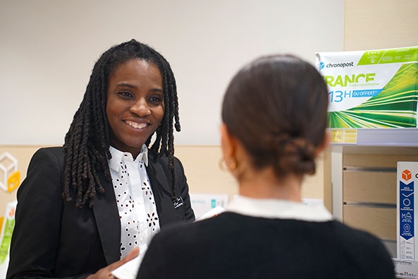 une chargé de clientele