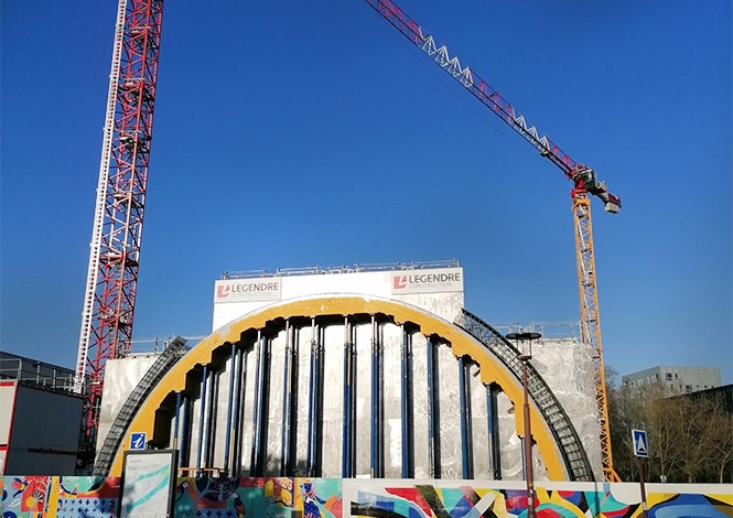 La "maison de l’innovation" de Nantes a commencé à sortir de terre.