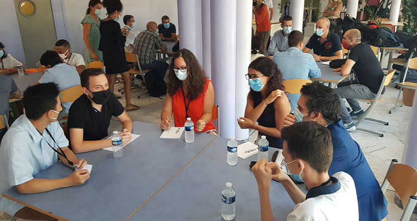 Les 26 élèves de seconde du lycée Champollion de Lattes