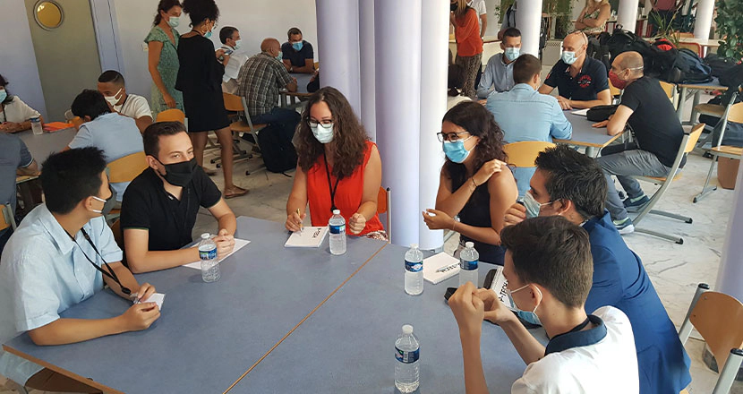 Les 26 élèves de seconde du lycée Champollion de Lattes