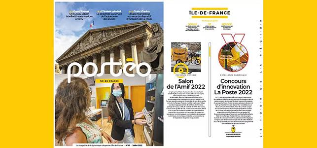 Couverture du numéro 61 de Postéo, région Ile-de-France