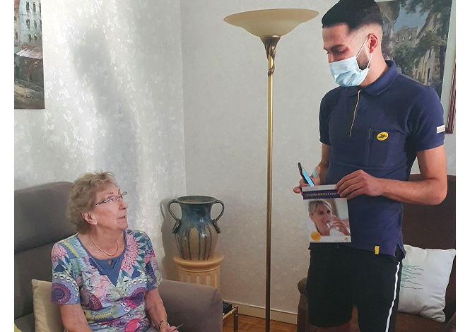La Poste se mobilise avec la ville d’Aix-Les-Bains et son centre communal d’action sociale (CCAS) afin de prévenir les risques auprès des personnes vulnérables en cas de fortes chaleurs